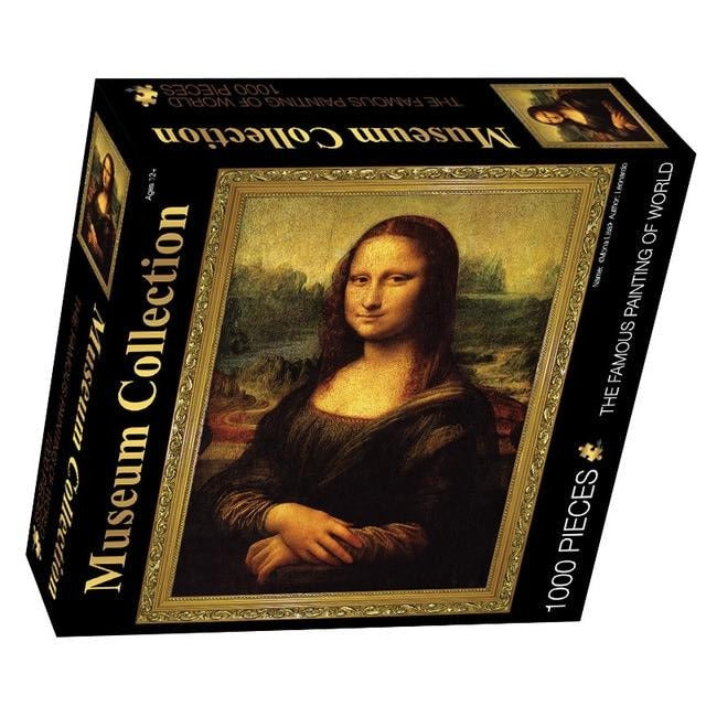 Mona Lisa Da Vinci Museum Collection Jigsaw Puzzle