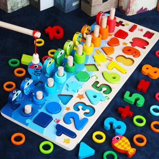 Board for Sea Fishing Kids Educational Puzzle
