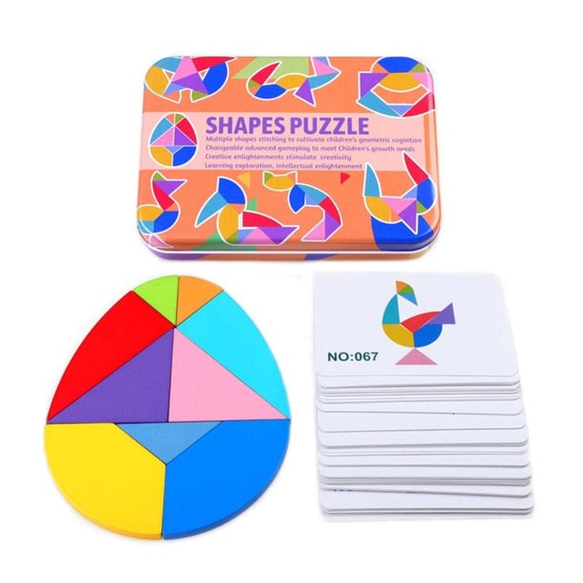 Oval Shapes Game Kids Educational Puzzle