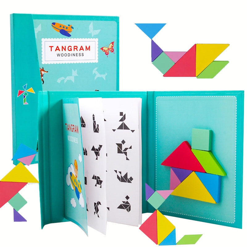 Tangram Shapes Kids Educational Puzzle