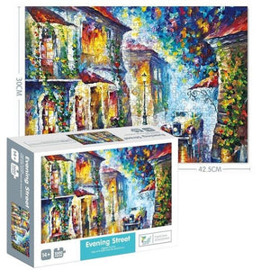 Evening Street Jigsaw Mini Puzzle