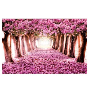 Pink Forest Jigsaw Puzzle