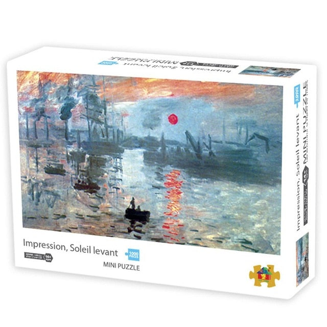 Impression, Sunrise Monet Jigsaw Mini Puzzle